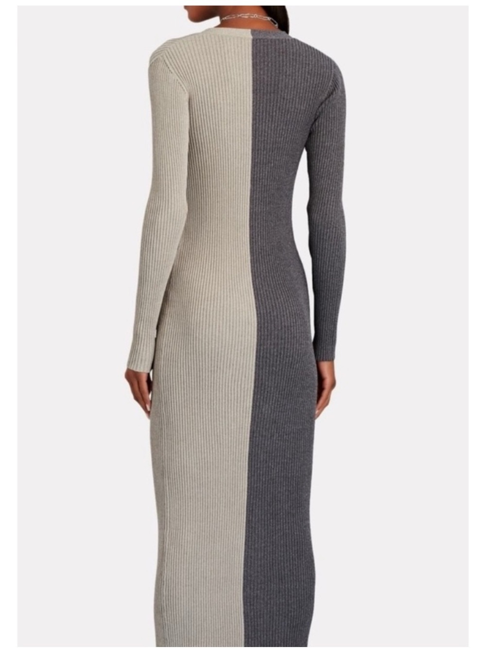 New STAUD Shoko Color Blocked
Cardigan Sweater Dress - Picture 2 of 14